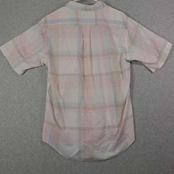 Christian Dior Button Down Plaid Shirt Large Slim Fit - Picture 4 of 8